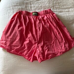Daily Drills High Waist Pink Shorts